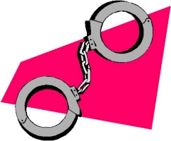 Image from Print Artist Platinum software, version 23, Bonus Graphics CD. missing: ../jpgs/8-print-artist-drawings/HANDCUFFS 1.jpg